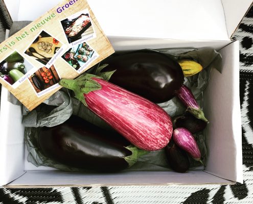 paars is het nieuwe groen aubergine