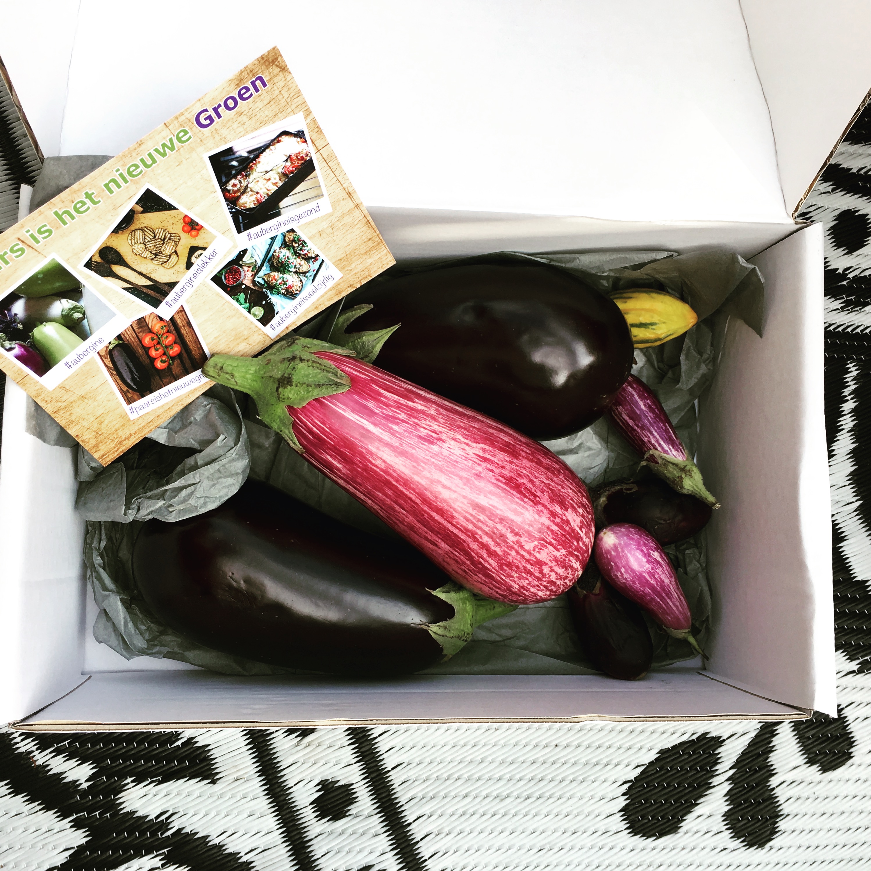 paars is het nieuwe groen aubergine